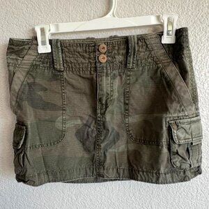 Camo Cargo Skirt